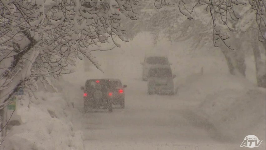 青森・津軽に一時「大雪警報」12月の積雪が観測史上最大となったところ