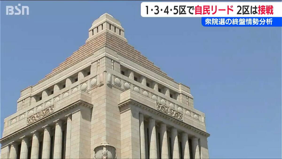 サムネイル_2区は接戦も1･3･4･5区では自民がリード【衆議院選挙 2026】新潟県内の終盤情勢
