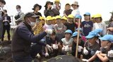 「おいしくなあれ」 保育園児がサツマイモの苗植えに挑戦 地域の農業を知る 岩手・滝沢市|TBS NEWS DIG