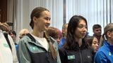 トップアスリートとの交流に アジア大会に向け岡山市で直前合宿を行うカザフスタンの陸上選手らを歓迎【岡山】 | 岡山・香川のニュース | 天気 | RSK山陽放送