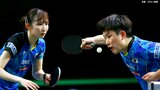 卓球・混合ダブルス張本&早田がベスト4進出 約20分の圧勝【シンガポール スマッシュ】|TBS NEWS DIG