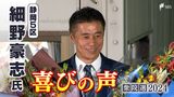 「自民に対する不信感は極めて大きい 課題を責任を感じて解消していかなければ」細野豪志氏(自民前)喜びの声=静岡5区【衆議院議員総選挙2024】 | 静岡のニュース | SBSNEWS | 静岡放送