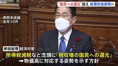「税収増の国民への還元」を訴え 岸田総理がきょう（23日）所信表明演説　減税に向けた議論が本格化へ| TBS CROSS DIG with Bloomberg