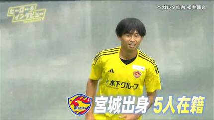 ベガルタ仙台 松井蓮之 ユニフォーム L ベガルタ仙台 松井蓮之 ユニフォーム L