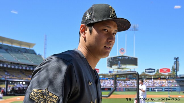 快挙！大谷翔平2年連続2度目の出場でメジャーオールスター初ヒット 2009年イチロー以来日本人選手のヒット|TBS NEWS DIG