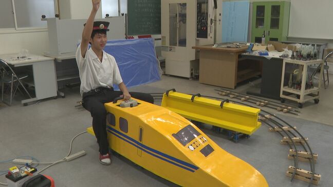 出発進行!高校生製作「ミニドクターイエロー」完成 18日から山口博物館で展示|TBS NEWS DIG