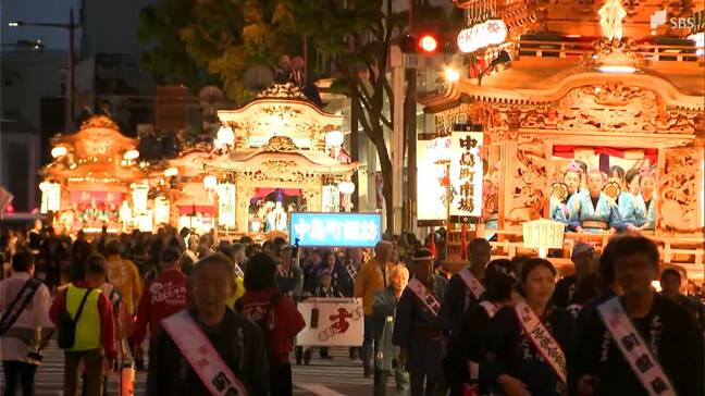 「すごすぎて言葉が出ない」夜の市街地彩る...浜松まつり『御殿屋台引き回し』3日間で80の町の屋台が登場=静岡・浜松市|TBS NEWS DIG