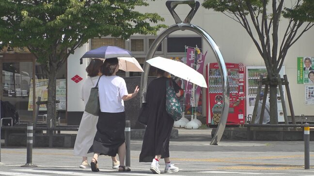 甲府は3日連続猛暑日　山梨県内の30代～90代の計5人　熱中症の症状で病院搬送|TBS NEWS DIG