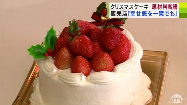 クリスマスケーキの原材料高騰でケーキ販売店から悲鳴「すごく厳しい・すごく大変・すごく困る問題」　原価は昨年比15～20%ほど上昇　それでも…「この仕事を全うすることが使命」|TBS NEWS DIG