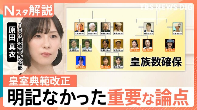 安定的な皇位継承へ皇室典範改正　大きな2つの課題と明記されなかった重要な論点【Nスタ解説】|TBS NEWS DIG