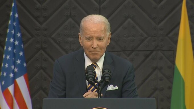 「ウクライナへの支援は揺るがない」米バイデン大統領が演説　NATOの結束を強調|TBS NEWS DIG