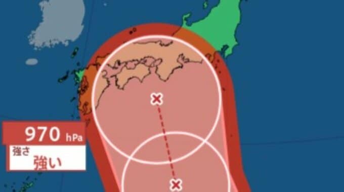 【台風情報・最新】台風10号（サンサン）26日に「強い勢力」に発達か　そのまま「西日本方面」に北上…　“直撃”の可能性も　今後の進路や天気への影響は？【最新進路予想図・雨と風のシミュレーション】|TBS NEWS DIG