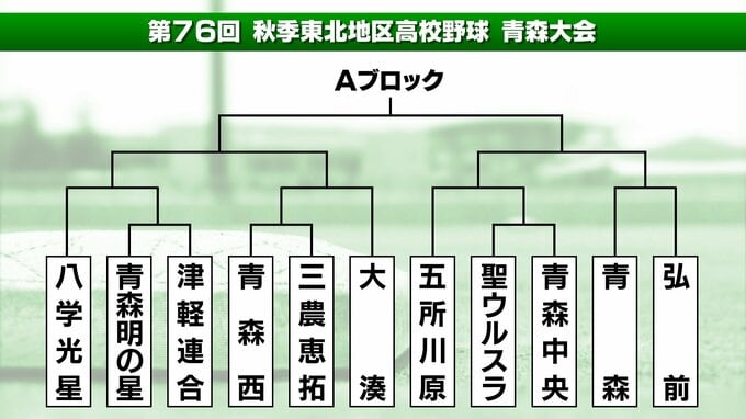秋季高校野球青森県大会のカード決定！センバツ甲子園の重要な参考材料になる東北大会出場をかけた戦い始まる|TBS NEWS DIG