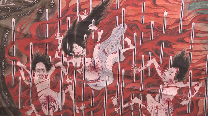 「その身を改めよ」掛け軸18枚に描かれた“地獄極楽絵図”　秋のご開帳はじまる　|　石川県のニュース｜MRO北陸放送