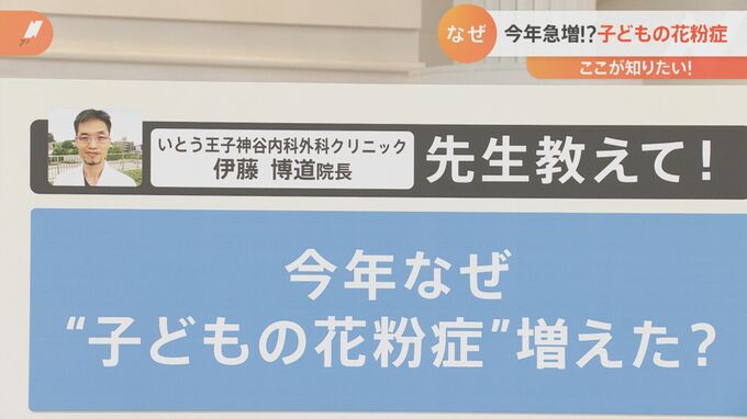 なぜ“子どもの花粉症”増えた？ 「耳鼻科がいっぱいで予約が取れない」の声も…受診のタイミングは？【解説】|TBS NEWS DIG