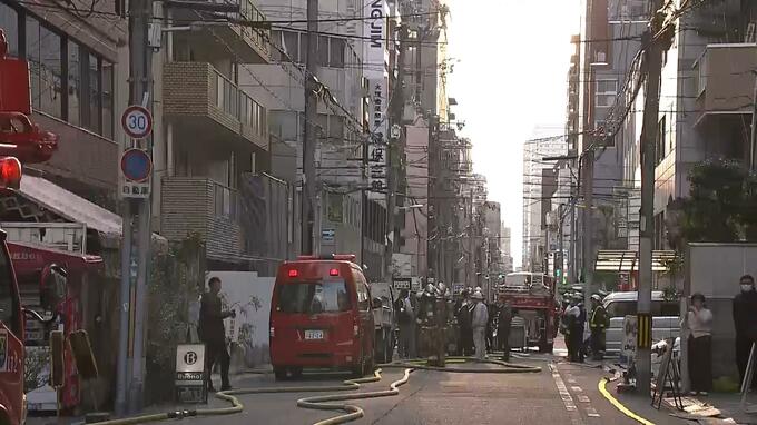 【速報】大阪市南船場でビル火災　病院に搬送された50代と60代の2人が重傷　現在も消火活動中　|　MBSニュース | 関西の最新ニュースを分かりやすく。