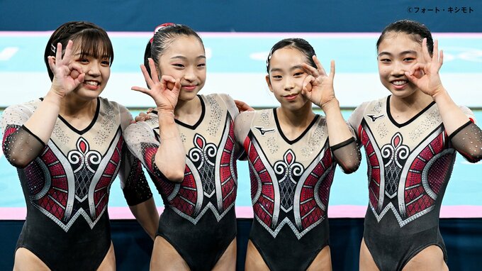 体操女子、“4人”で挑んだ団体で決勝進出！個人総合では岸と中村、種目別ではゆかで岸が決勝へ【パリ五輪】|TBS NEWS DIG