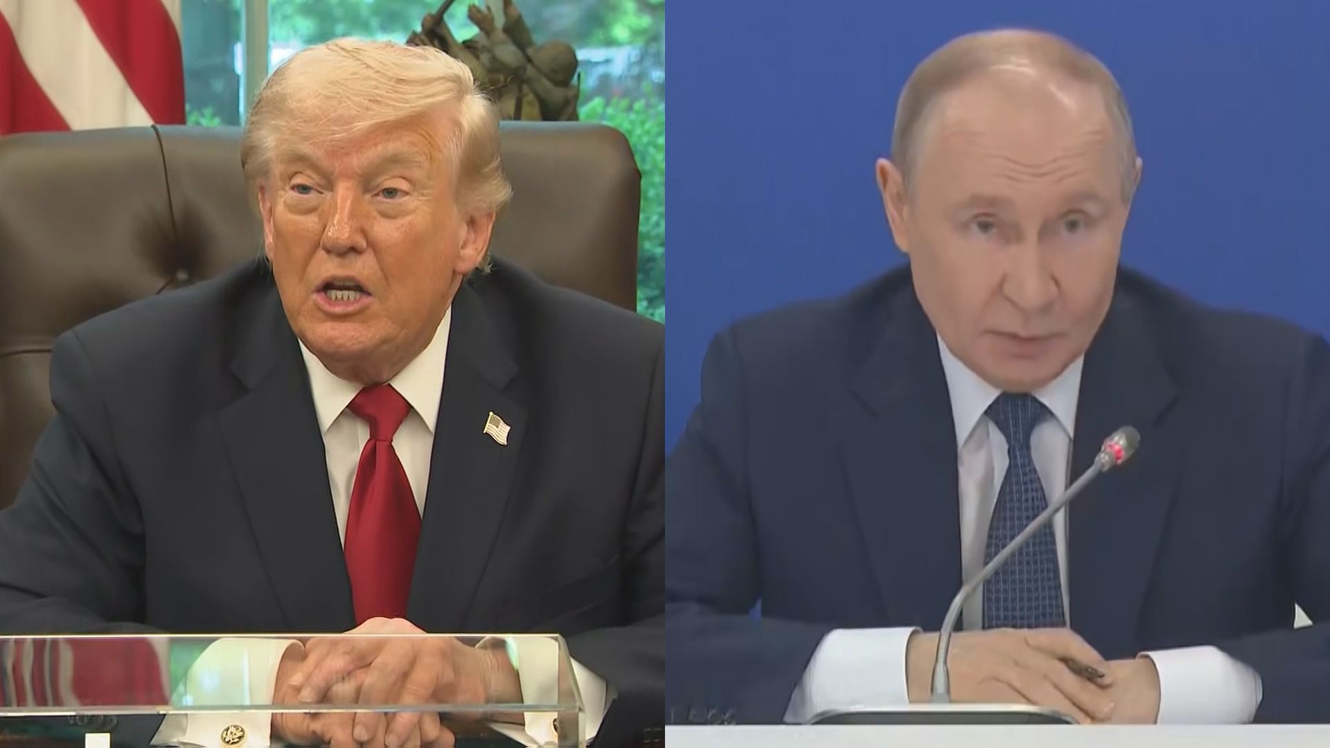 米ロ首脳が電話会談 トランプ大統領はプーチン大統領にウクライナでの