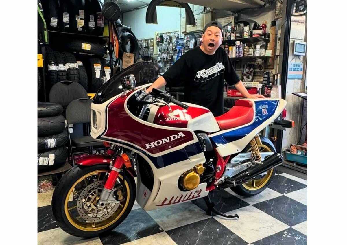 レイザーラモンRG 】 ツーリングに向け 愛車の「タイヤ交換完了