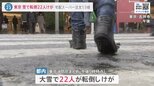 雪に不慣れな東京　転倒でけが人も　「出かけたくない」宅配スーパーは注文1.5倍に【news23】|TBS NEWS DIG