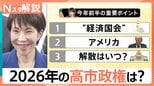 「2026年の高市内閣」支持を占う“3つのポイント”とは　高支持率のロケットスタートも「真価が問われる時」に【Nスタ解説】|TBS NEWS DIG