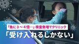 先週の3~4倍に…検査急増のクリニック「受け入れるしかない」 |TBS NEWS DIG