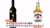 【速報】サントリーがワインやウイスキーなど約260商品を値上げ 来年3月から順次|TBS NEWS DIG