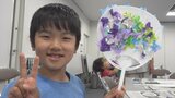夏がテーマ　美術大学の学生が講師　子どもたちがオリジナルうちわ作り　山梨・韮崎市|TBS NEWS DIG