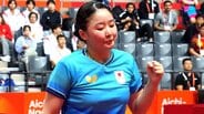 張本美和、女子シングルスで銅メダル以上確定!北朝鮮の選手にストレート勝利で準決勝進出【アジア大会・卓球】|TBS NEWS DIG