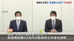 政府　防衛費43兆円の中身を説明　「反撃能力」は長射程のミサイルの関連経費に5兆円程度想定| TBS CROSS DIG with Bloomberg