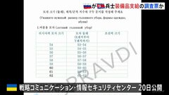 ロシア軍が北朝鮮の兵士に装備品を支給するための調査票か　ウクライナ側が“証拠画像”を公開| TBS CROSS DIG with Bloomberg
