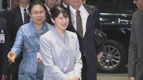 愛子さま 公式訪問先のラオスに到着 伝統舞踊で歓迎受け 18日は国家主席の表敬訪問|TBS NEWS DIG