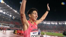 落合晃が快挙！男子800mで大会新、1分44秒48の金メダル　同種目では日本勢64年ぶり【アジア大会】|TBS NEWS DIG