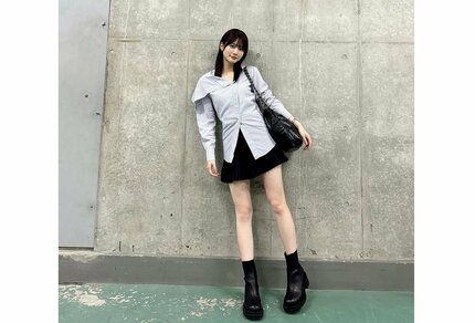 生見愛瑠 】 「シャツ一枚で出かけられるの嬉しい〜」 爽やかコーデの