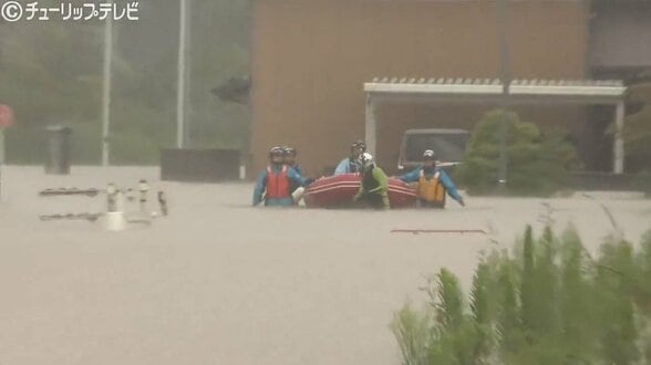 【大雨被害】富山県氷見市で4地区69人が孤立、住宅浸水90件発生　断水は12件に復旧進むも停電影響　|　富山のニュース｜天気・防災｜チューリップテレビ