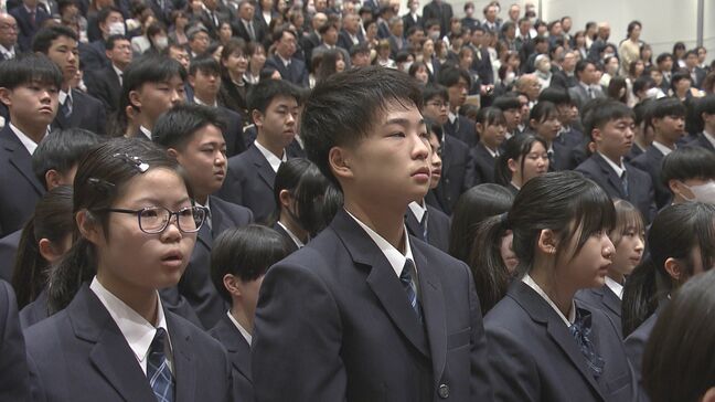 「相手を尊重し、支え合う学校生活を」2026年度から共学化の盛岡白百合学園で入学式行われる　岩手|TBS NEWS DIG