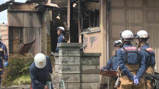 「建物が燃えている」住宅全焼、焼け跡から1人の遺体 住人の72歳女性と連絡取れず 福島・郡山市|TBS NEWS DIG