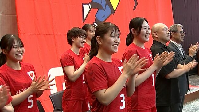 「プレーオフ優勝という目標を達成できるように」ハンドボール・リーグH女子“香川銀行シラソル香川”の壮行会|TBS NEWS DIG