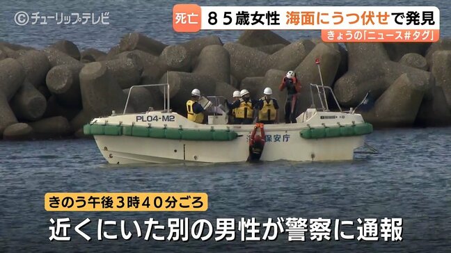 海面にうつ伏せ…85歳女性の死亡確認 目立った外傷なし 県内の親族を訪れる 釣り人の男性が発見 富山|TBS NEWS DIG