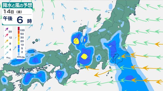【大雨情報】東京地方「レベル4土砂災害危険警報」発表の可能性　近畿中部も「警報級大雨」の可能性　14日にかけて大気の状態不安定に|TBS NEWS DIG