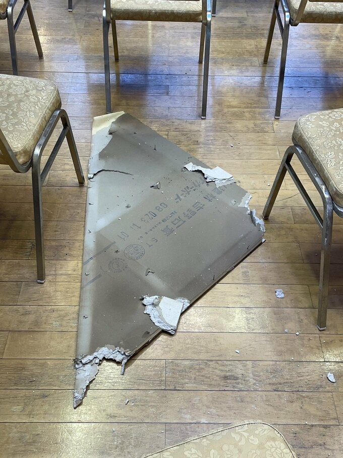 イベントホールの天井から石膏ボードが落下　けが人なし　広島・呉市　|　RCC NEWS | 広島ニュース | RCC中国放送