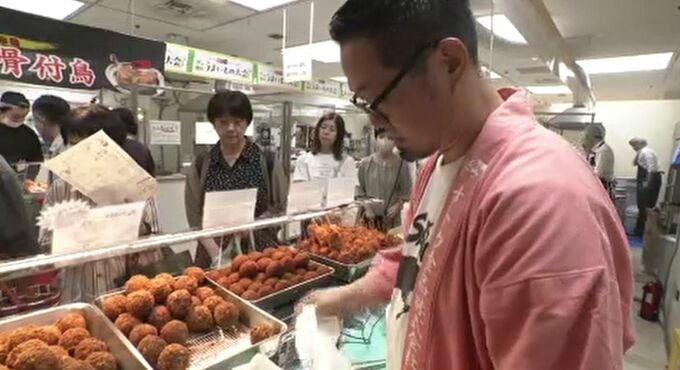 「元祖丸メンチカツ」の有名店「さとう」が北陸のデパートに初出店 秋の全国うまいもの大会|TBS NEWS DIG