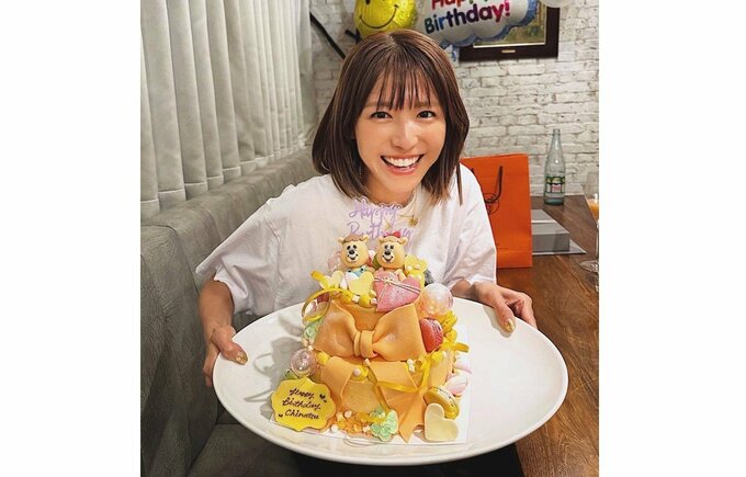 【 若槻千夏 】　「めるる.アンミカさん.さっしーが　サプライズ?　誕生日会♥してくれた♥」|TBS NEWS DIG