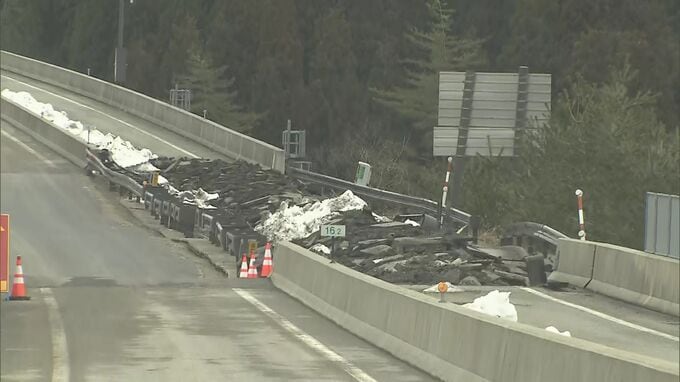 被災地への大動脈「能越自動車道」一部区間で通行再開 “のと里山海道”も3月中に再開へ　|　石川県のニュース｜MRO北陸放送