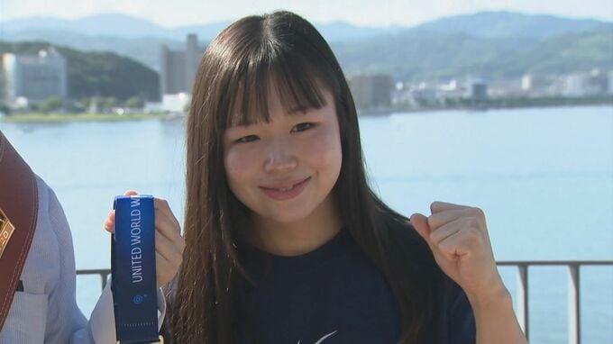 前人未到全国大会17連覇の小学生が20歳に…レスリング女子・小野こなみ選手が初の世界一のタイトル　島根・松江市|TBS NEWS DIG