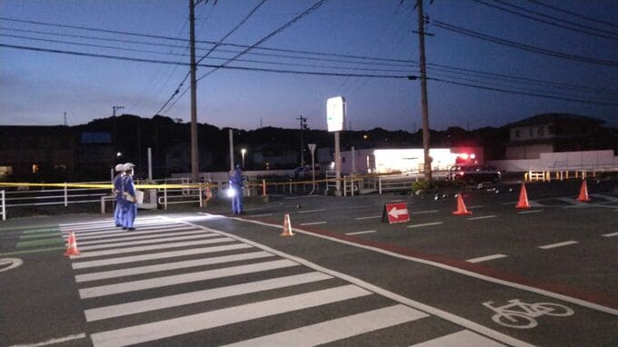 【速報】県道で歩行者が軽ワゴン車と衝突　高齢の女性が重体のもよう【岡山・倉敷市玉島】|TBS NEWS DIG