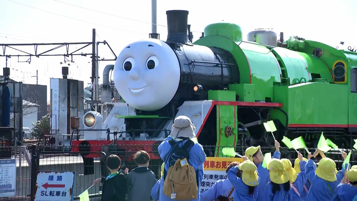 きかんしゃトーマス」の親友「パーシー号」 3月7日の運行開始前に