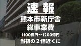【速報】熊本市新庁舎の総事業費は1100億円から1200億円に　当初の２倍近く　|TBS NEWS DIG