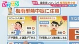 気温27℃でも要注意！？湿度高いとリスク『梅雨型熱中症』【ひるおび】|TBS NEWS DIG