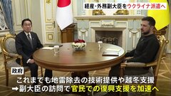 今月下旬に経産・外務の副大臣がウクライナ訪問へ　来年2月の復興推進会議に向け復興支援の取り組み加速| TBS CROSS DIG with Bloomberg